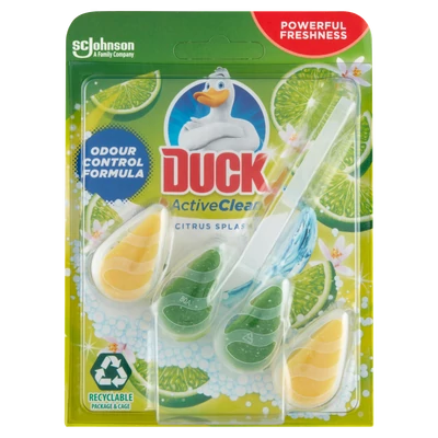 Duck Active Clean Citrus Splash WC tisztító és illatosító 1 darab Duck Active Clean Citrus Splash WC tisztító és illatosító 1 darab