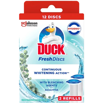 Duck Fresh Discs Eucalyptus WC öblítő utántöltő Duck Fresh Discs Eucalyptus WC öblítő utántöltő