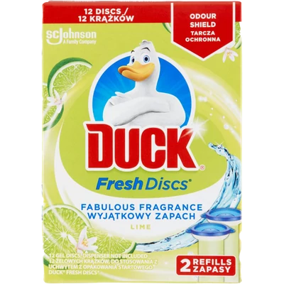 Duck Fresh Discs Lime WC öblítő utántöltő Duck Fresh Discs Lime WC öblítő utántöltő