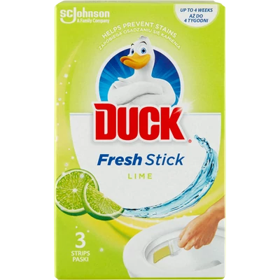 Duck Fresh Stick Lime illatú WC öblítő gél csík Duck Fresh Stick Lime illatú WC öblítő gél csík