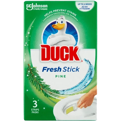 Duck Fresh Stick Pine fenyő illatú WC öblítő gél csík Duck Fresh Stick Pine fenyő illatú WC öblítő gél csík