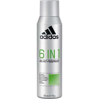 Adidas 6in1 férfi deo spray 150 ml Adidas 6in1 férfi deo spray 150 ml
