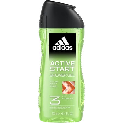 Adidas Active Start 3in1 férfi tusfürdő 250 ml Adidas Active Start 3in1 férfi tusfürdő 250 ml