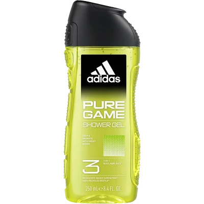 Adidas Pure Game 3in1 férfi tusfürdő 250 ml Adidas Pure Game 3in1 férfi tusfürdő 250 ml