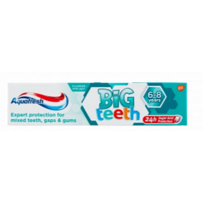 Aquafresh Big Teeth fogkrém Aquafresh Big Teeth fogkrém