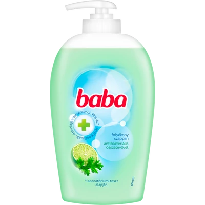 Baba antibakteriális hatású folyékony szappan Lime 250 ml Baba antibakteriális hatású folyékony szappan Lime 250 ml