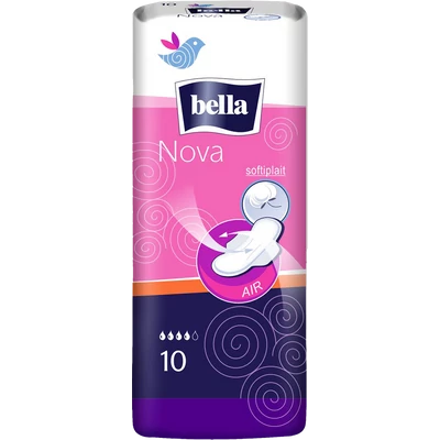 Bella nova szárnyas egészségügyi betét 10 db Bella nova szárnyas egészségügyi betét 10 db