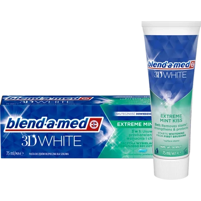 Blend-a-med 3D White Extreme Mint Kiss fogkrém 75 ml