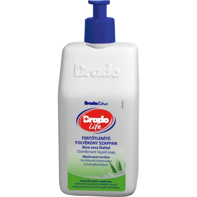 Brado Life Aloe Vera fertőtlenítő folyékony szappan Brado Life Aloe Vera fertőtlenítő folyékony szappan