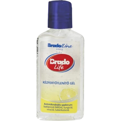 Brado Life Citrom illatú kézfertőtlenítő gél Brado Life Citrom illatú kézfertőtlenítő gél