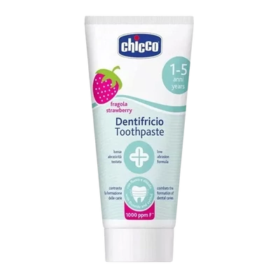 Chicco Eper ízű fluoridmentes fogkrém 50 ml Chicco Eper ízű fluoridmentes fogkrém 50 ml