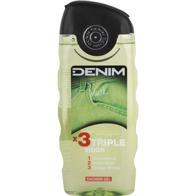 Denim Musk x3 Vigor tusfürdő 250 ml Denim Musk x3 Vigor tusfürdő 250 ml