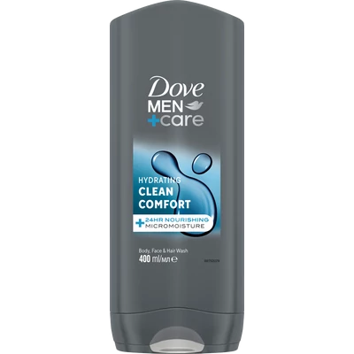 Dove Men+Care Clean Comfort férfi tusfürdő 400 ml Dove Men+Care Clean Comfort férfi tusfürdő 400 ml