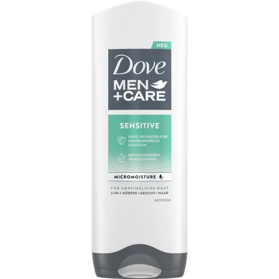 Dove Men+Care Sensitive férfi tusfürdő 400 ml Dove Men+Care Sensitive férfi tusfürdő 400 ml