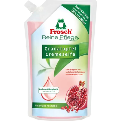 Frosch Gránátalma folyékony szappan utántöltő 500 ml Frosch Gránátalma folyékony szappan utántöltő 500 ml