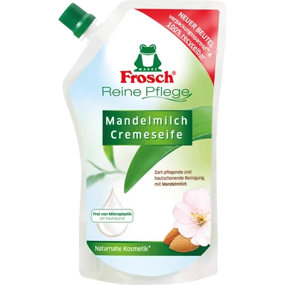 Frosch Mandulatej folyékony szappan utántöltő