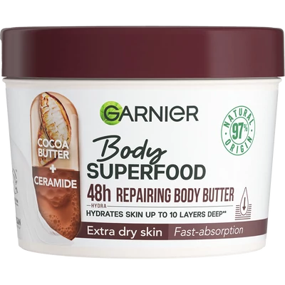 Garnier Body Superfood testápoló kakaóvajjal 380 ml Garnier Body Superfood testápoló kakaóvajjal 380 ml