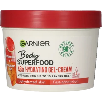 Garnier Body Superfood testápoló görögdinnyével 380 ml Garnier Body Superfood testápoló görögdinnyével 380 ml