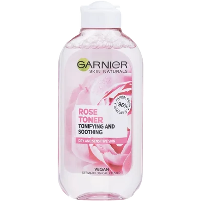 Garnier Skin Naturals Rose Milk Botanical nyugtató tonik Rózsavíz 200 ml Garnier Skin Naturals Rose Milk Botanical nyugtató tonik Rózsavíz 200 ml
