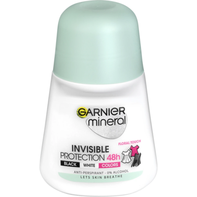 Garnier Mineral Floral Touch Invisible Protection golyós deo 50 ml