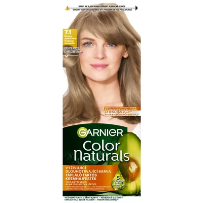 Garnier Color Naturals 7.1 természetes hamvasszőke tartós hajfesték