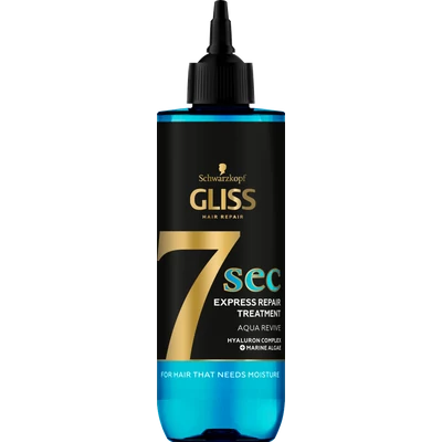 Gliss 7sec Express Repair Aqua Revive hajpakolás 200 ml Gliss 7sec Express Repair Aqua Revive hajpakolás 200 ml