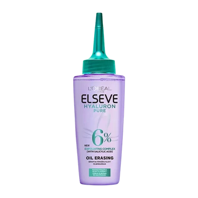 L'Oréal Elseve Hyaluron Pure olajeltávolító fejbőrszérum 102 ml L'Oréal Elseve Hyaluron Pure olajeltávolító fejbőrszérum 102 ml
