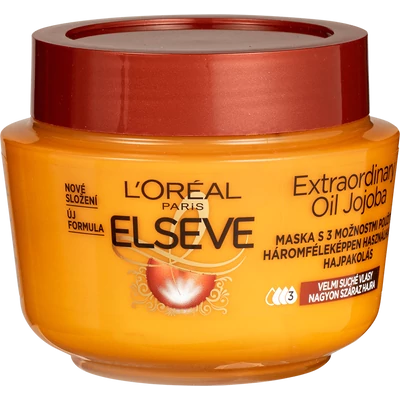 L'Oréal Elseve Extraordinary Oil Jojoba Tápláló hajpakolás 300 ml L'Oréal Elseve Extraordinary Oil Jojoba Tápláló hajpakolás 300 ml