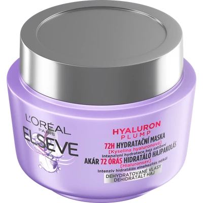 L'Oréal Elseve Hyaluron Plump hidratáló hajpakolás 300 ml L'Oréal Elseve Hyaluron Plump hidratáló hajpakolás 300 ml