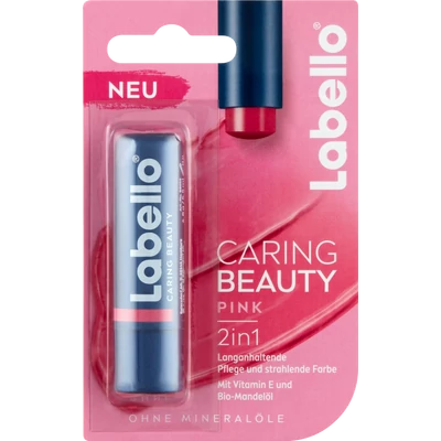 Labello Caring Beauty Pink színezett ajakápoló