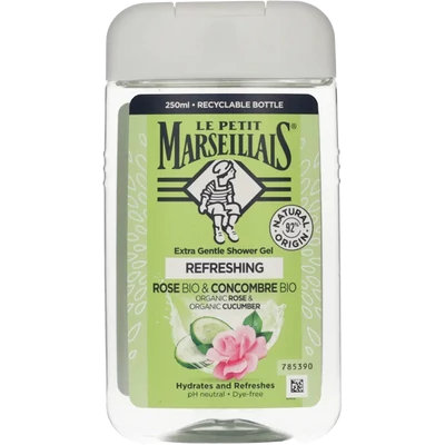 Le Petit Marseillais rózsa és uborka tusfürdő 250 ml Le Petit Marseillais rózsa és uborka tusfürdő 250 ml