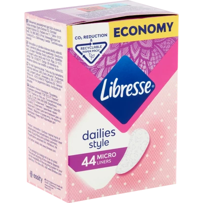 LIBRESSE dailies style Micro tisztasági betét 44 db LIBRESSE dailies style Micro tisztasági betét 44 db