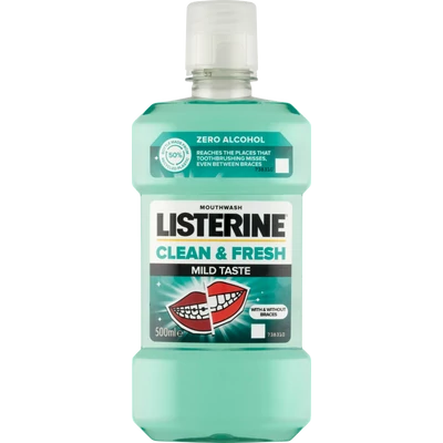 LISTERINE® Clean & Fresh Mild Taste szájvíz 500 ml LISTERINE® Clean & Fresh Mild Taste szájvíz 500 ml