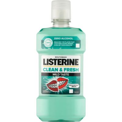 LISTERINE® Clean &amp; Fresh Mild Taste szájvíz 500 ml