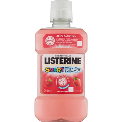 LISTERINE® Smart Rinse Mild Berry szájvíz gyermekeknek 500 ml LISTERINE® Smart Rinse Mild Berry szájvíz gyermekeknek 500 ml