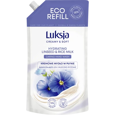 Luksja Hydrating folyékony szappan utántöltő 900 ml Luksja Hydrating folyékony szappan utántöltő 900 ml