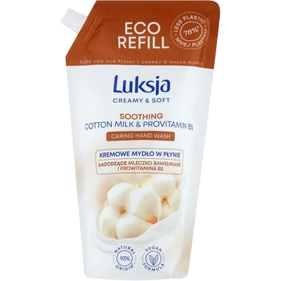 Luksja Soothing folyékony szappan utántöltő 900 ml Luksja Soothing folyékony szappan utántöltő 900 ml