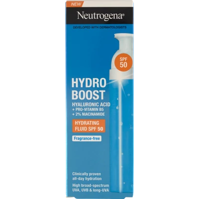 Neutrogena Hydro Boost® hidratáló arcápoló fluid SPF50 50 ml