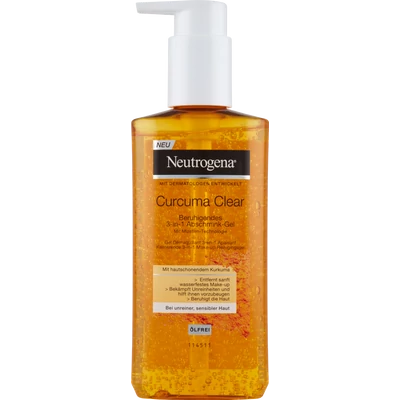 Neutrogena Curcuma Clear 3in1 micellás gél 200 ml Neutrogena Curcuma Clear 3in1 micellás gél 200 ml
