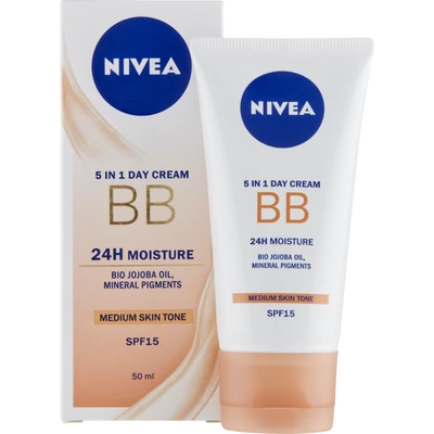 NIVEA BB Hidratáló arckrém normál/közepes tónusú bőrre NIVEA BB Hidratáló arckrém normál/közepes tónusú bőrre