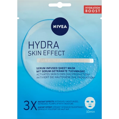 NIVEA Hydra Skin Effect hidratáló fátyolmaszk 1 db