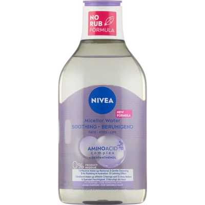 NIVEA Micellar Water SOOTHING nyugtató ápoló micellás arctisztító 400 ml NIVEA Micellar Water SOOTHING nyugtató ápoló micellás arctisztító 400 ml
