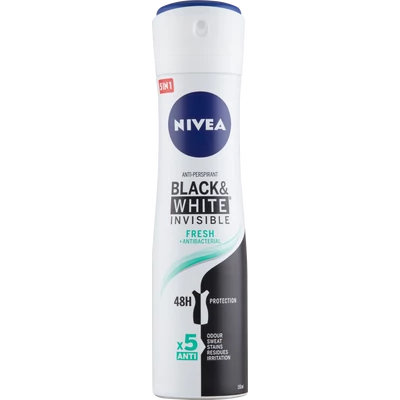Nivea Black & White Invisible Fresh deo spray Nivea Black & White Invisible Fresh deo spray