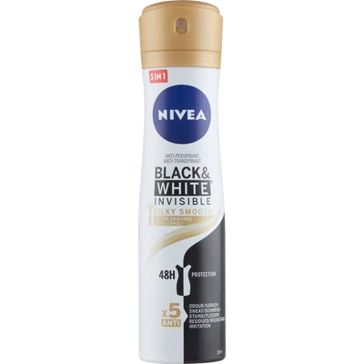 Nivea Black & White Invisible Silky Smooth deo spray Nivea Black & White Invisible Silky Smooth deo spray