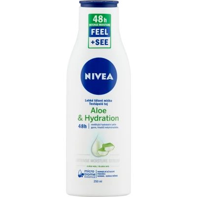 NIVEA Aloe & Hydration testápoló tej 250 ml NIVEA Aloe & Hydration testápoló tej 250 ml