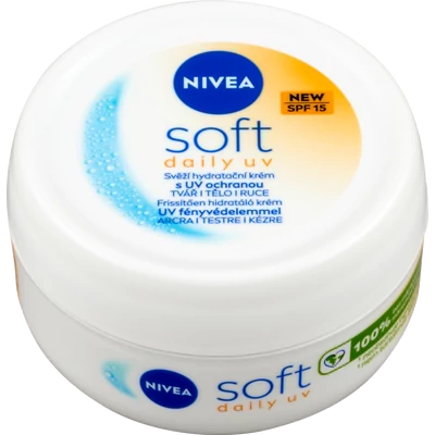 NIVEA Soft UV nappali krém fényvédelemmel 100 ml NIVEA Soft UV nappali krém fényvédelemmel 100 ml