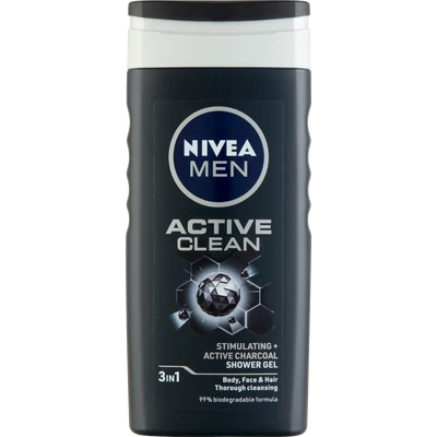Nivea Men Active Clean tusfüdő 250 ml Nivea Men Active Clean tusfüdő 250 ml