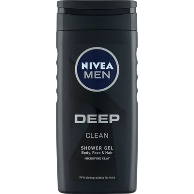 Nivea Men Deep Clean tusfüdő 250 ml Nivea Men Deep Clean tusfüdő 250 ml