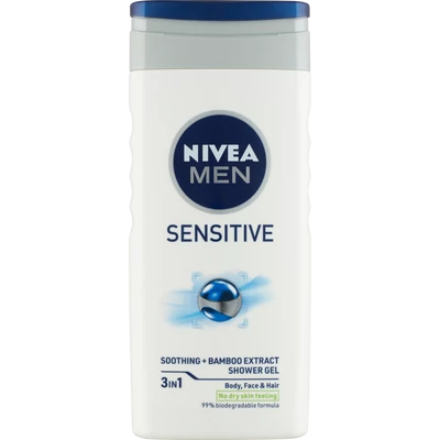 Nivea Men Sensitive tusfüdő 250 ml Nivea Men Sensitive tusfüdő 250 ml