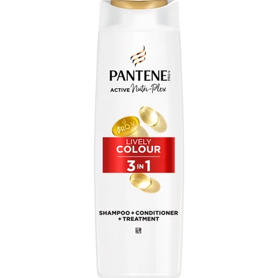 Pantene Pro-V Lively Colour 3in1 sampon, balzsam és pakolás 325 ml Pantene Pro-V Lively Colour 3in1 sampon, balzsam és pakolás 325 ml